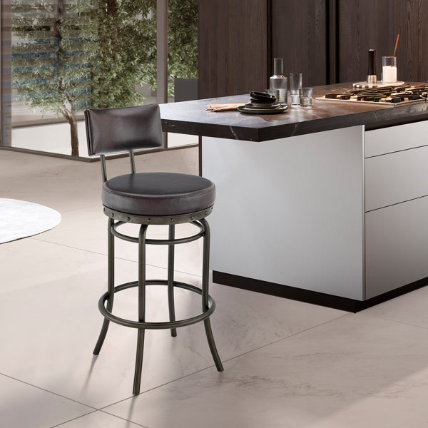 Williston Ewura Swivel Bar and Counter Stool Wayfair